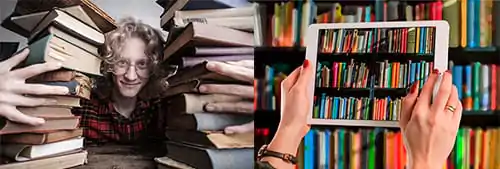 Basta comparar para ver as vantagens do livro digital