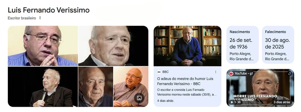O legado de humor é marcante na obra de Luis Fernando Veríssimo